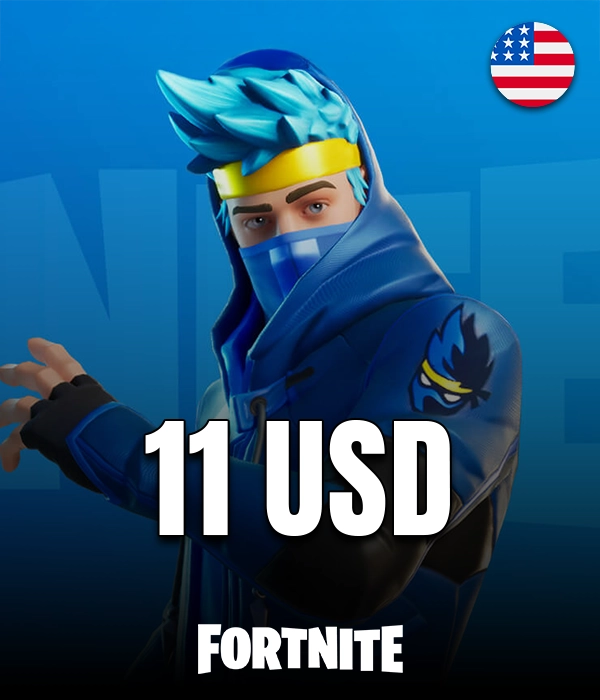 Fortnite Card 11$-US Account (PS4-X-One-Nintendo Switch)