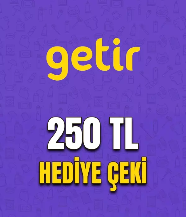 Getir 250 TL Hediye Çeki