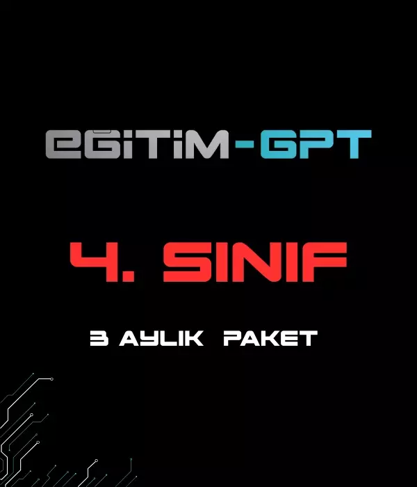 EğitimGPT 4.SINIF 3 AYLIK PAKET