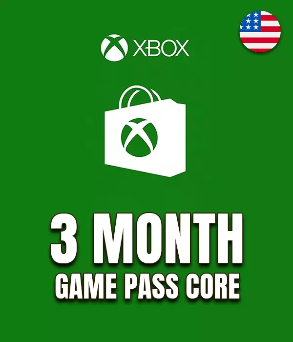 Xbox Game Pass Core 3 Month USA