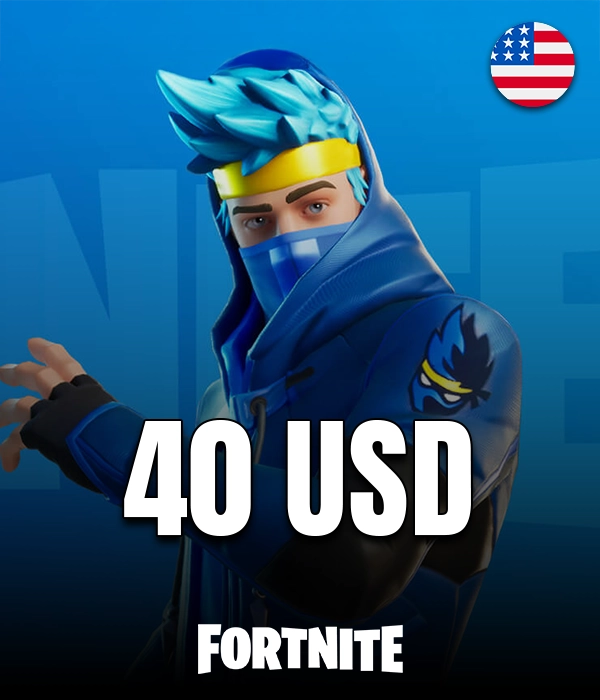 Fortnite Card 40$-US Account (PS4-X-One-Nintendo Switch)