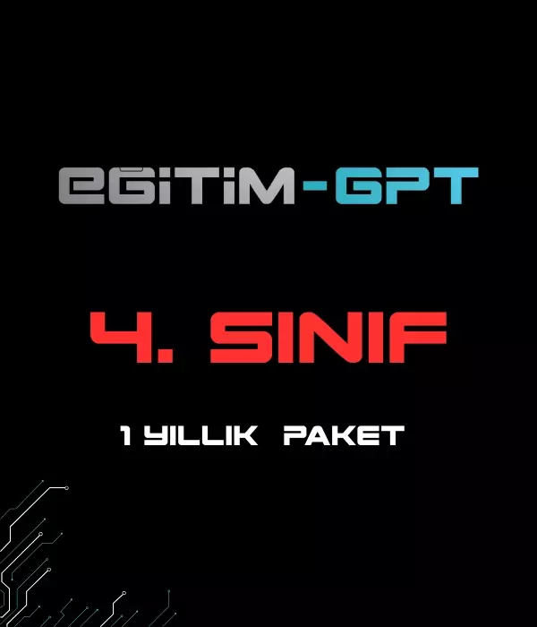 EğitimGPT 4.SINIF 12 AYLIK PAKET
