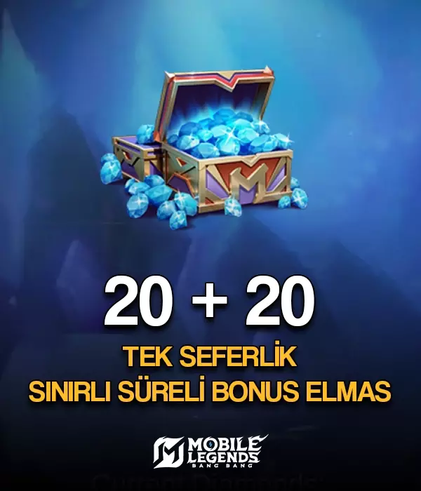 Mobile Legends Bang Bang 20 + 20 Tek Seferlik Elmas