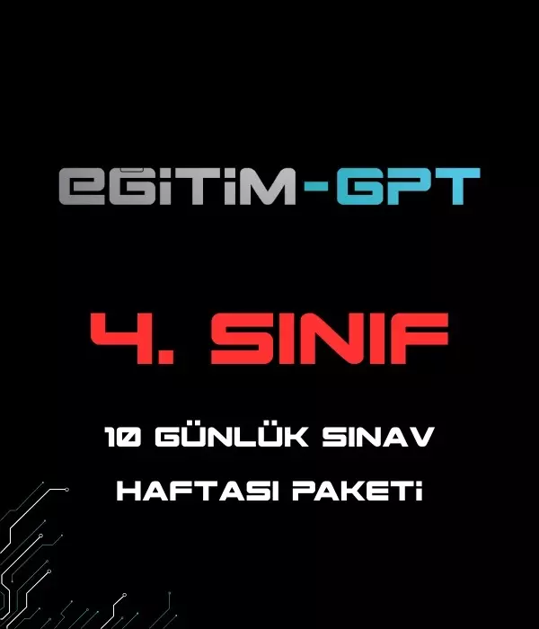 EğitimGPT 4.SINIF DENEME PAKETİ