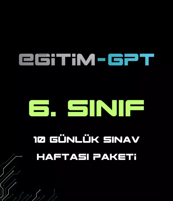 EğitimGPT 6.SINIF DENEME PAKETİ