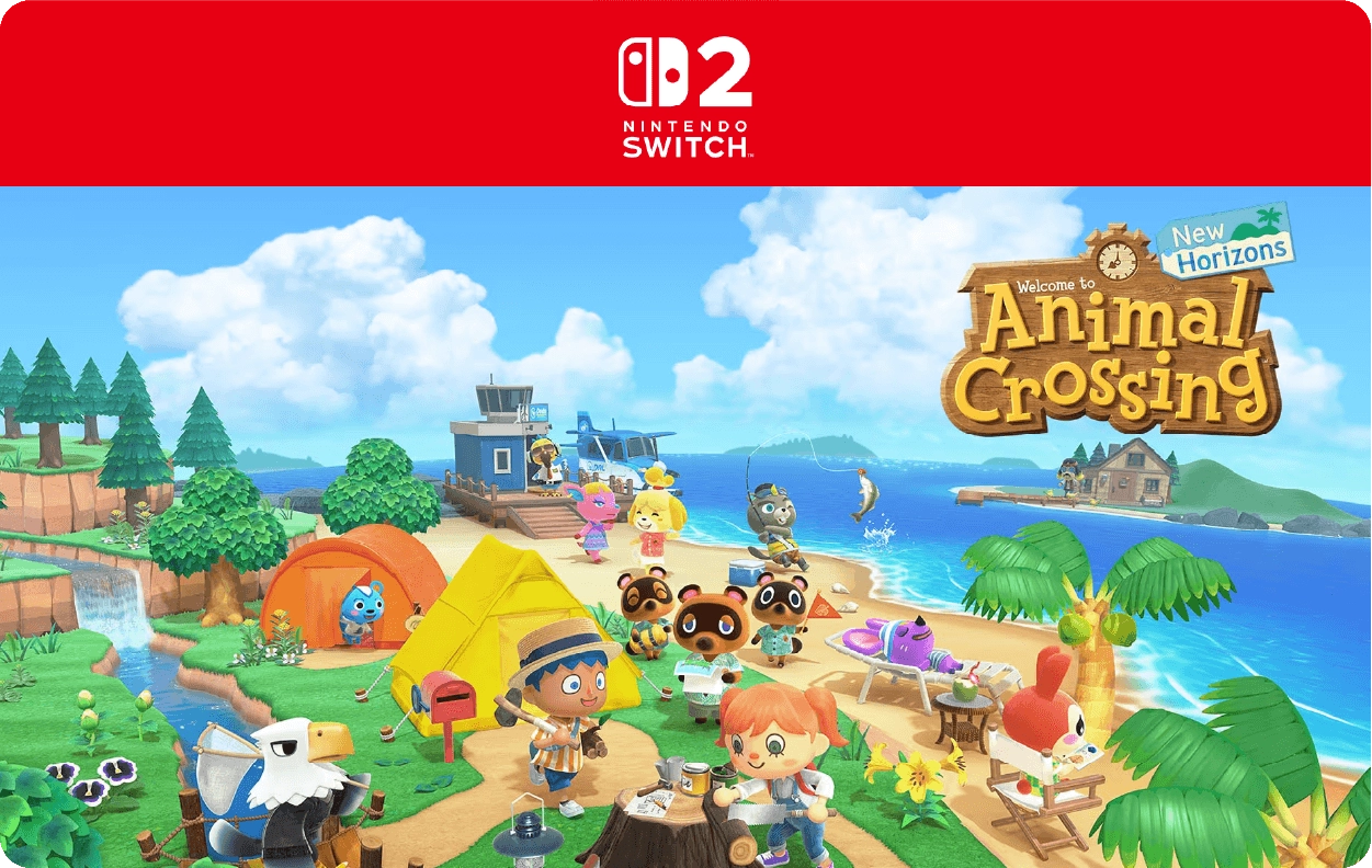 Animal Crossing: New Horizons Dijital Kod -Switch 2 - ABD Bölgesİ