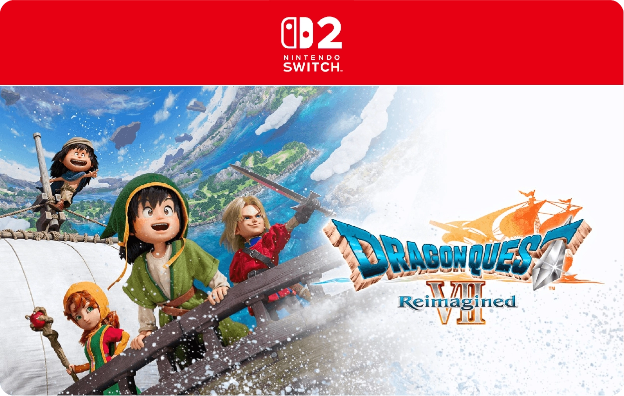 Dragon Quest VII Reimagined Dijital Kod - Switch 2- ABD Bölgesi