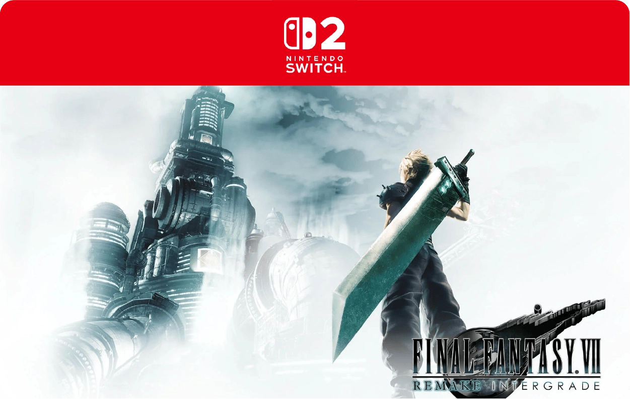 Final Fantasy VII Remake Intergrade Dijital Kod -Switch 2- ABD Bölgesi
