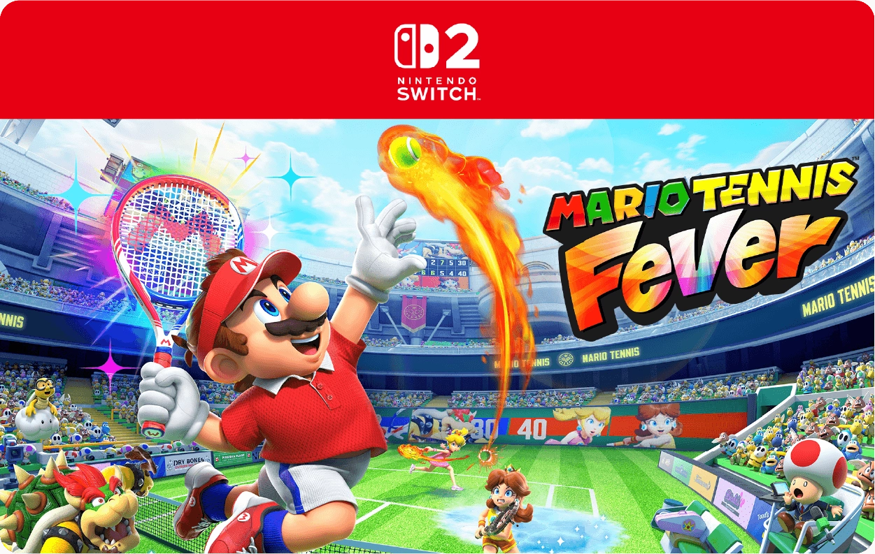 Mario Tennis  Fever Dijital Kod -Switch 2- ABD Bölgesi