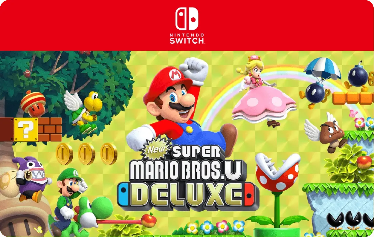 New Super Mario Bros. U Deluxe Dijital Kod -Switch 1- ABD Bölgesi