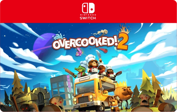 Nintendo Switch Overcooked! 2 Dijital Kod -Switch 1- ABD Bölgesi