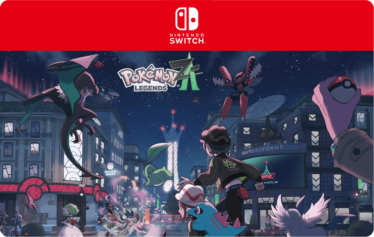 Pokémon Legends: Z-A Dijital Kod -Switch 1- ABD Bölgesi