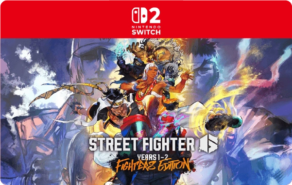 Street Fighter 6 Years 1-2 Fighters Edition Dijital Kod -Switch 2- ABD Bölgesi