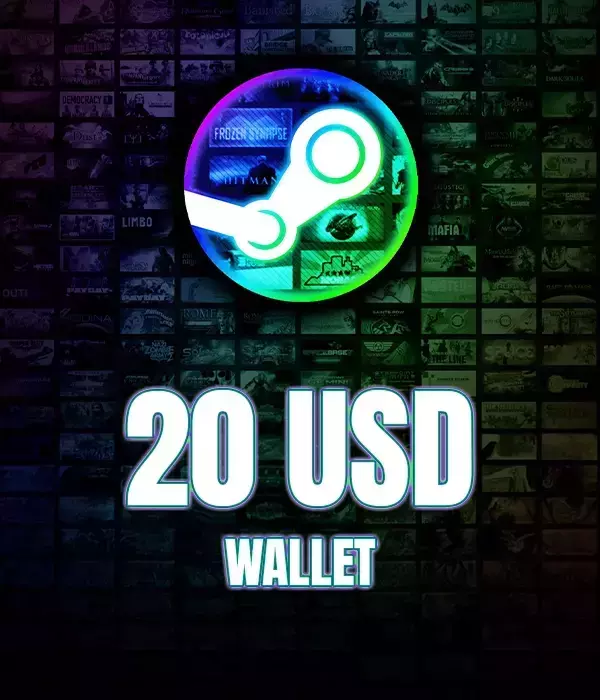 Steam Wallet Card 20 USD