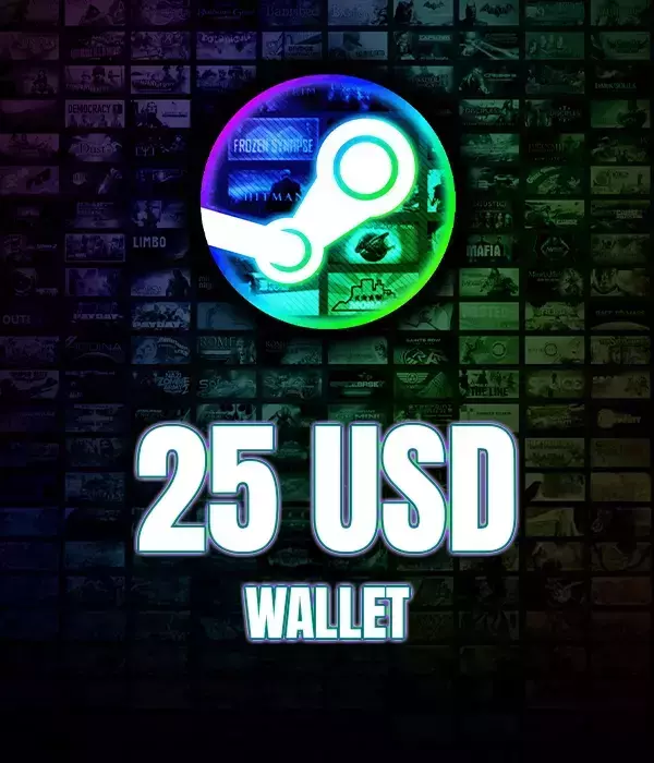 Steam Wallet Card 25 USD