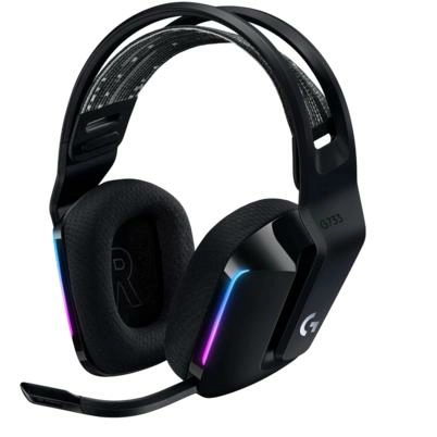 LOGITECH G G733 Lightspeed RGB Kablosuz 7.1 Surround Ses Oyuncu Kulaklığı - Siyah
