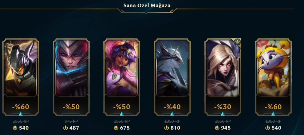 LoL Sana Özel Mağaza Geldi! (Aralık 2023) LoL Sana Özel Mağaza Geldi! (Aralık 2023)