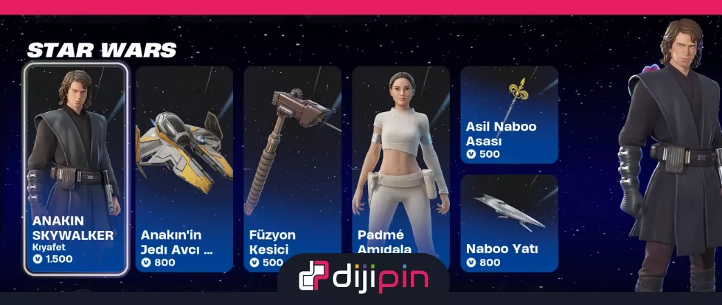 Star Wars Kostümleri Tekrardan Fortnite'a Döndü! Star Wars Kostümleri Tekrardan Fortnite'a Döndü!