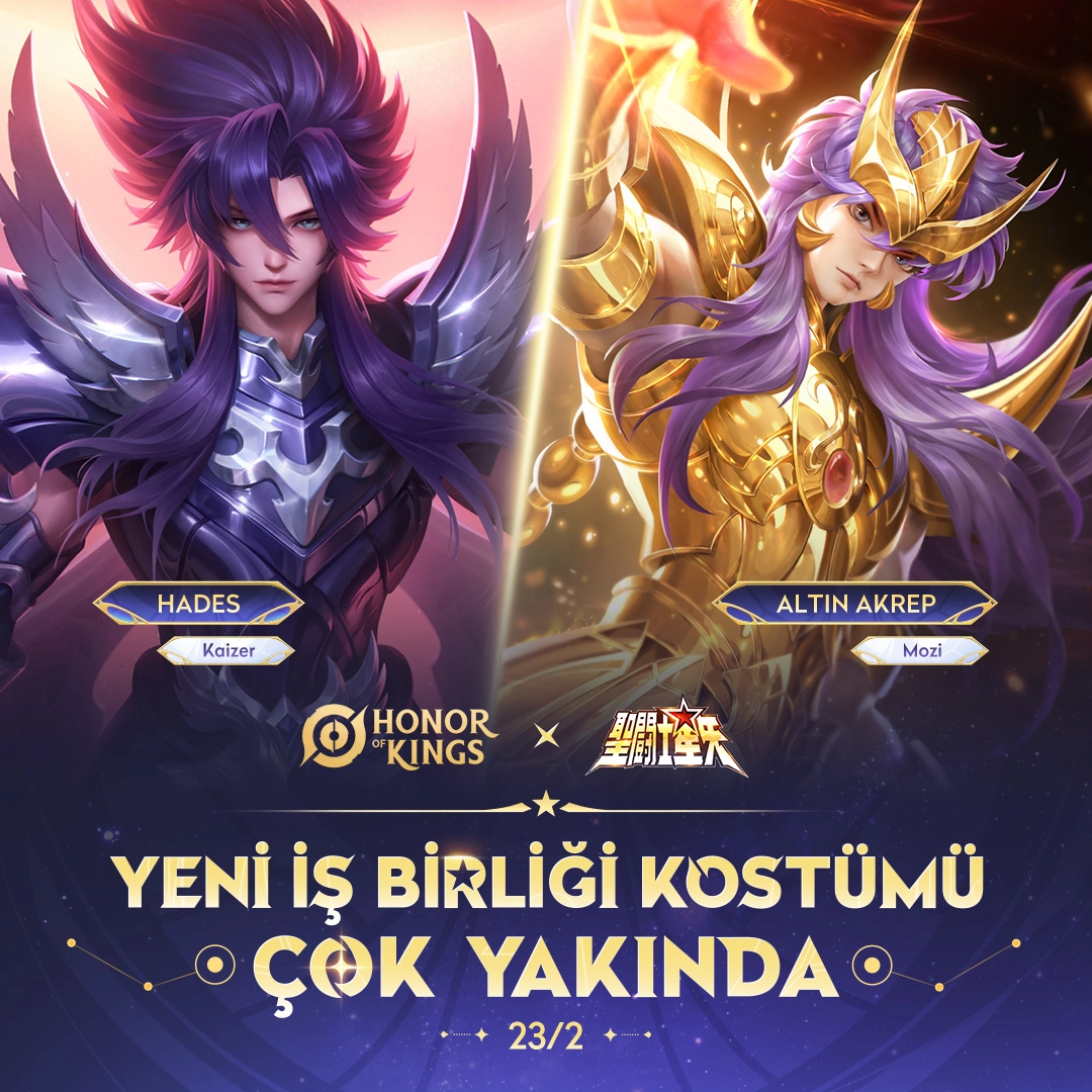 Honor of Kings'ten Yeni İş Birliği! Honor of Kings'ten Yeni İş Birliği!