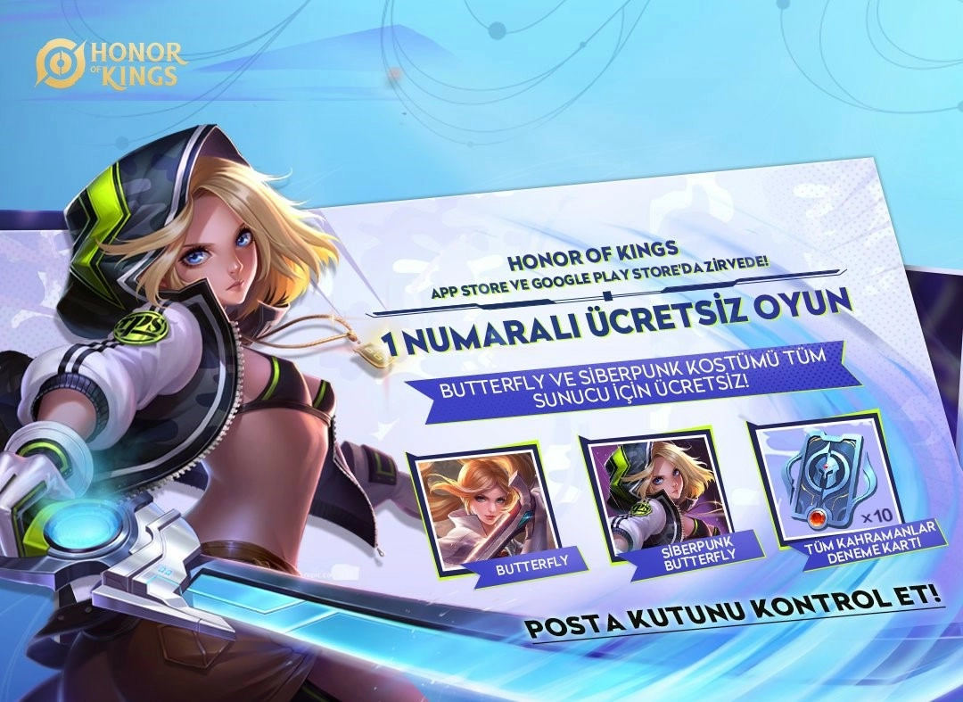 Honor of Kings'ten Herkese Bedava Kostüm! Honor of Kings'ten Herkese Bedava Kostüm!