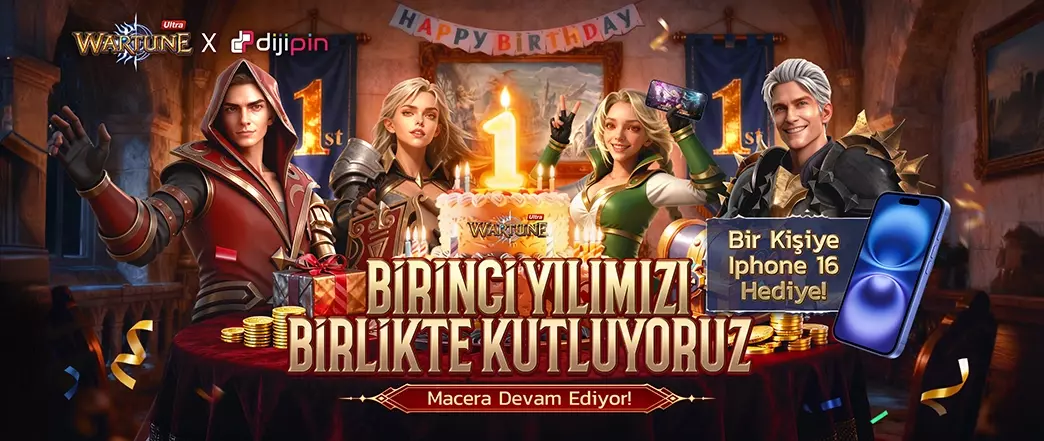 Dijipin'den Wartune Ultra'nın 1. Yılına Özel: iPhone 16 Etkinliği