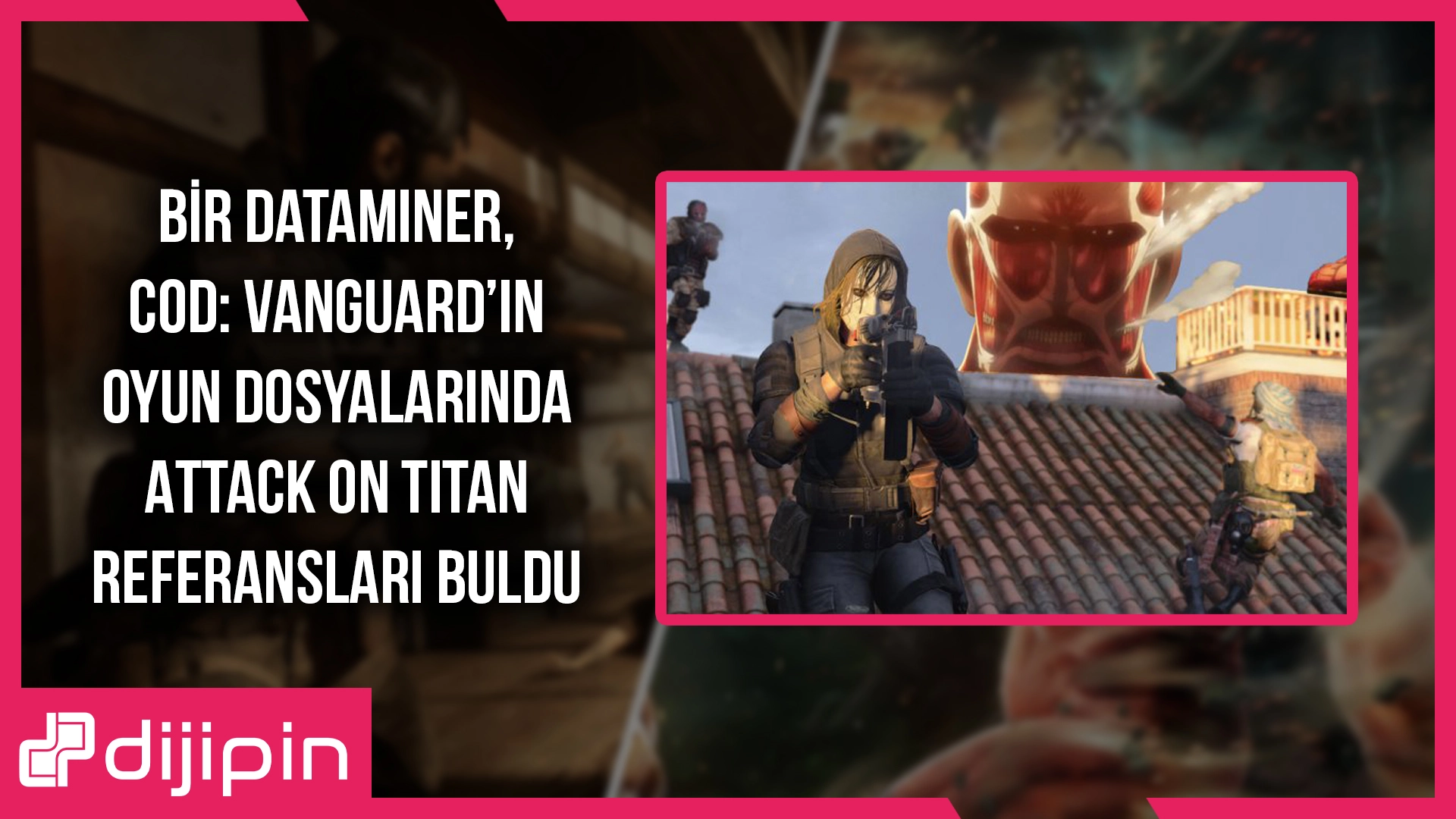 Bir Dataminer, COD: Vanguard’ın Oyun Dosyalarında Attack on Titan Referansları Buldu