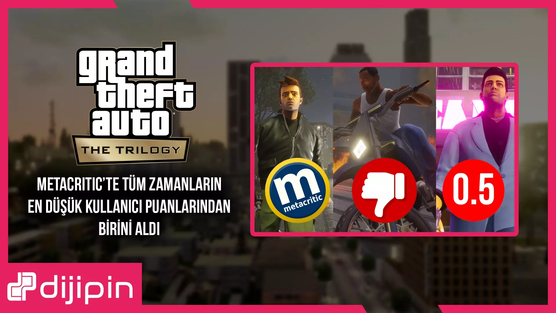 Gta: Triology, Metacritic’te Tüm Zamanların En Düşük Kullanıcı Puanlarından Birini Aldı