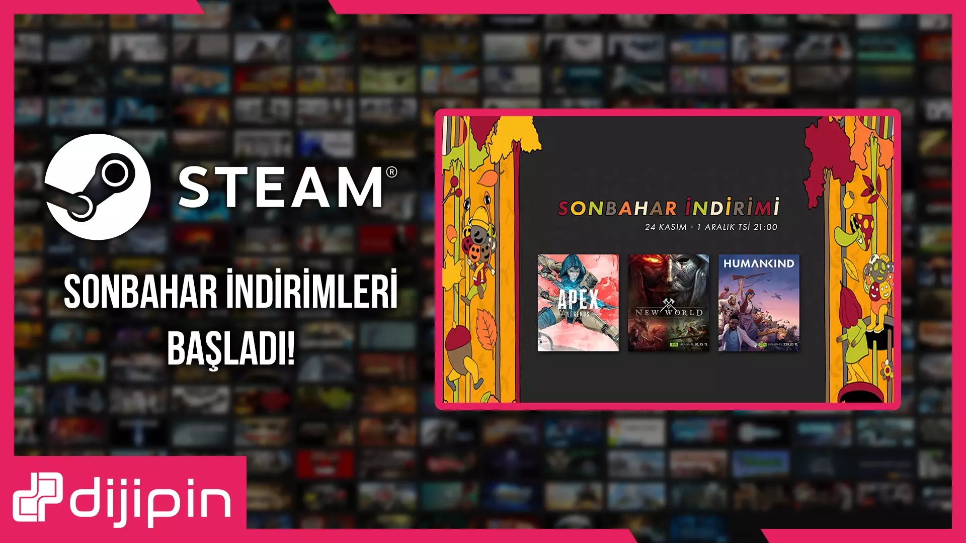 Steam Sonbahar İndirimleri Başladı!