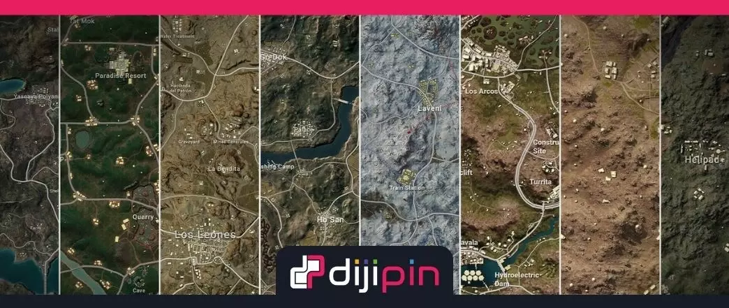 PUBG Mobile Haritaları: Erangel, Miramar, Sanhok ve Vikendi