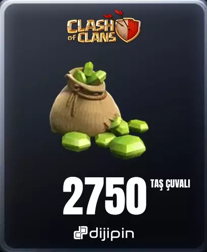 Clash of Clans Taş Çuvalı ( 2500 + 250 )