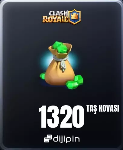 Clash Royale Taş Kovası ( 1200 + 120 )