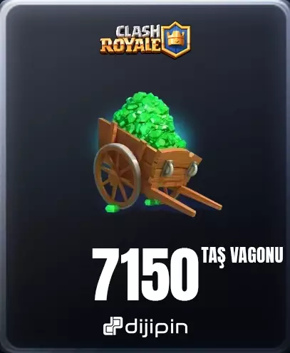 Clash Royale Taş Vagonu ( 6500 + 650 )