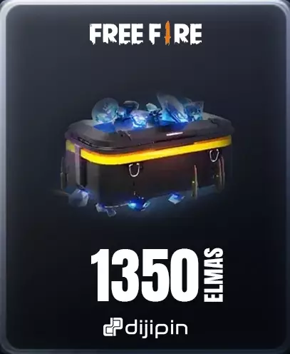Free Fire 1350 Elmas
