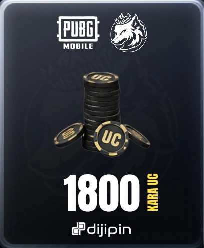PubG Mobile Özel 1800  KARA UC  - TR