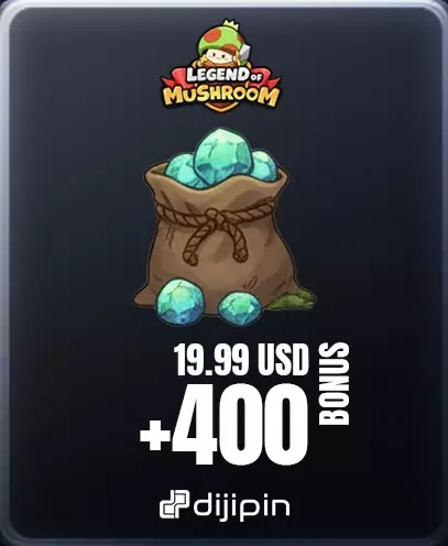 Legend of Mushroom 19.99 USD Gems + 400 Elmas