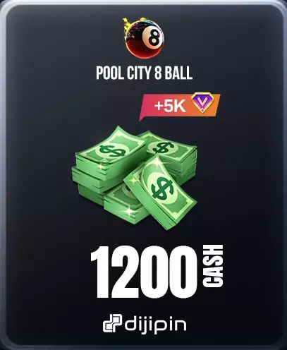 Pool City 8 Ball 1200 Cash