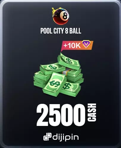 Pool City 8 Ball 2500 Cash