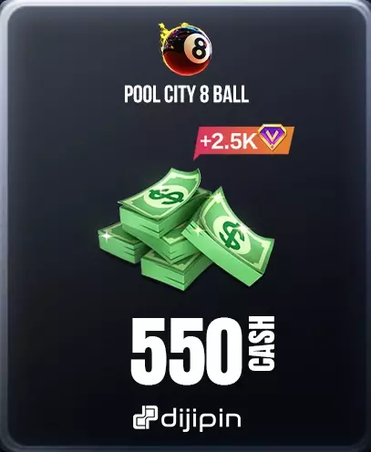 Pool City 8 Ball 550 Cash
