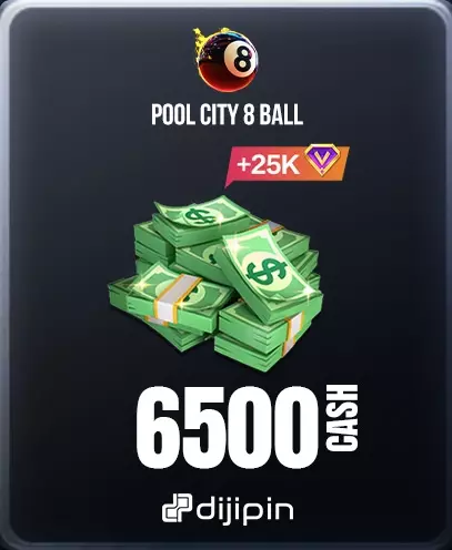 Pool City 8 Ball 6500 Cash