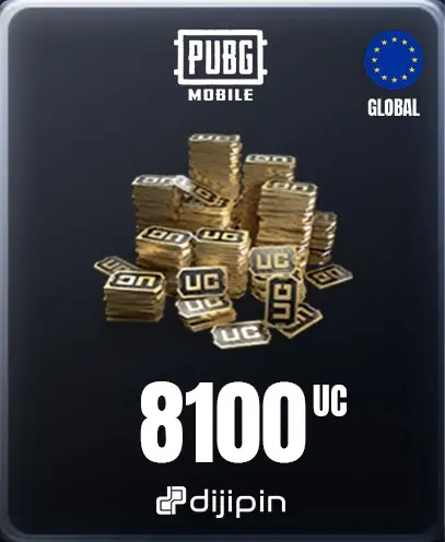Top-Up PubG Mobile 8100 UC- Global