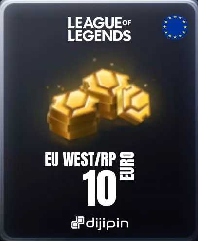 League Of Legends EU West 10 Euro Riot Points