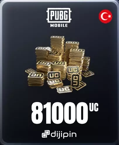 Top-Up PubG Mobile 81.000 UC  - TR