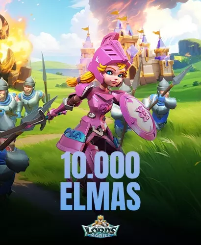 Lords Mobile 10000 Elmas