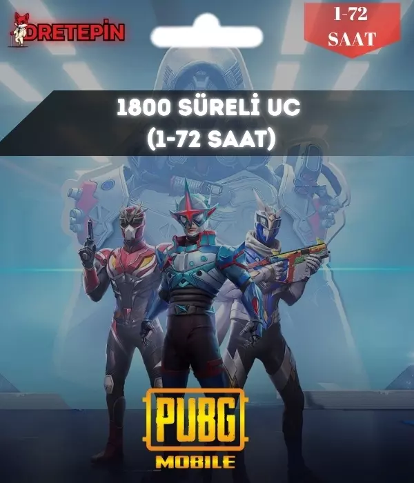 Pubg Mobile Süreli 1800 UC