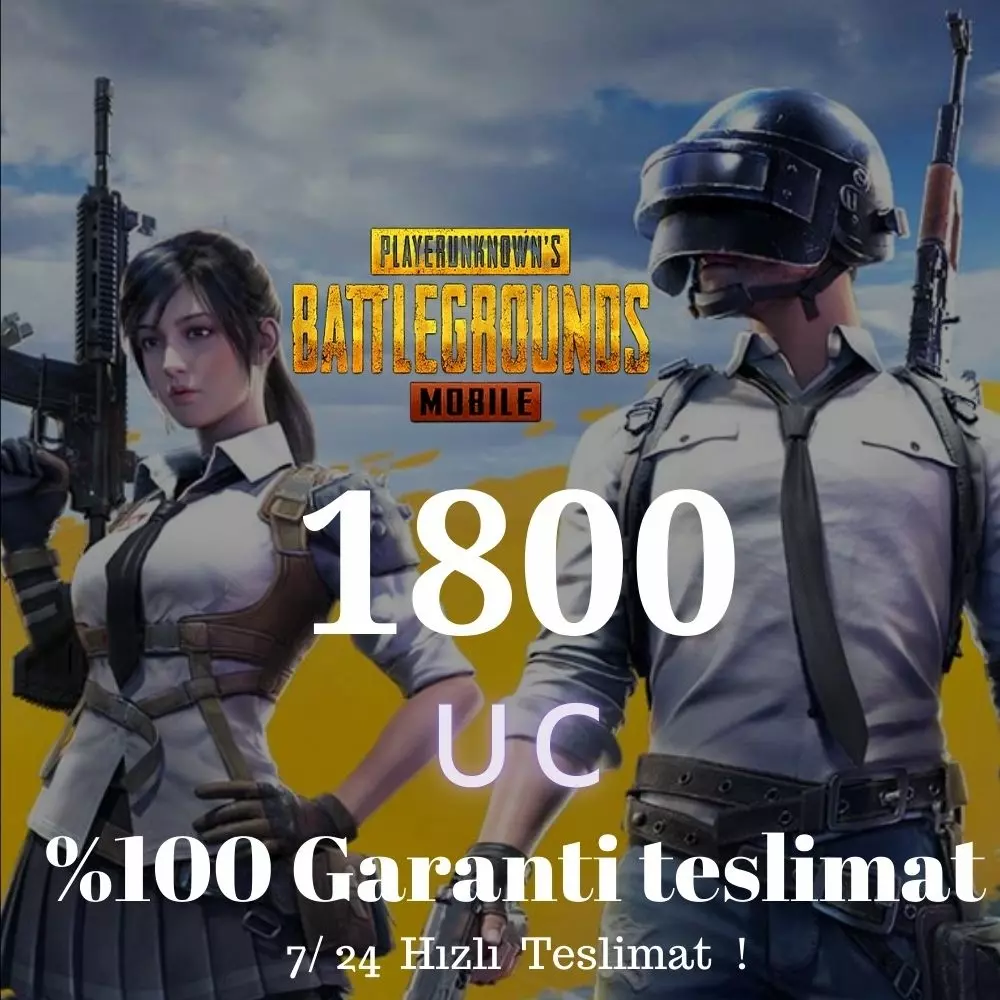 PUBG Mobile 1800 UC - TR %100 Teslimat