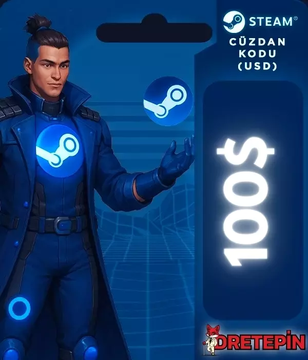 Steam Cüzdan Kodu 100 USD