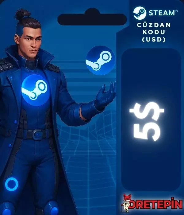 Steam Cüzdan Kodu 5 USD