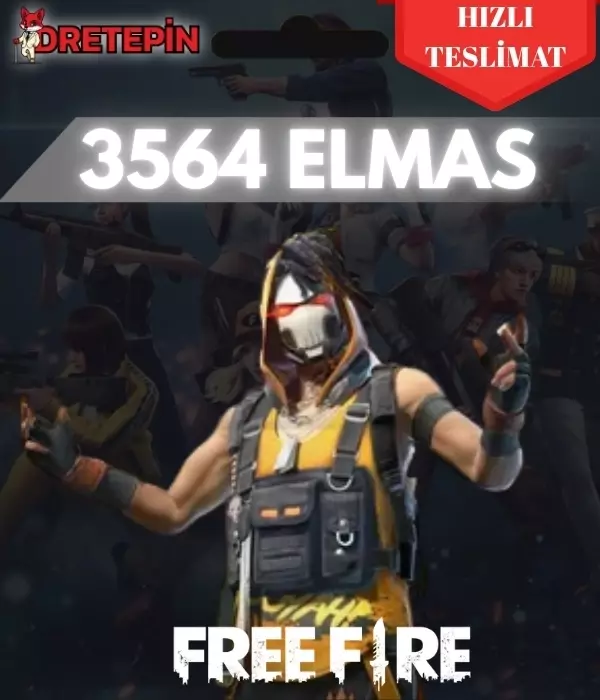 Free Fire 3564 Elmas