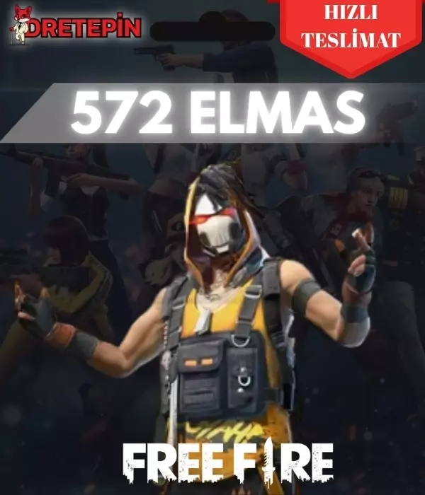 Free Fire 572 Elmas