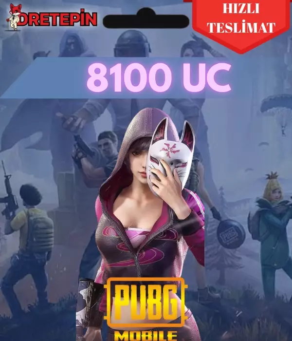 PUBG Mobile 8100 UC
